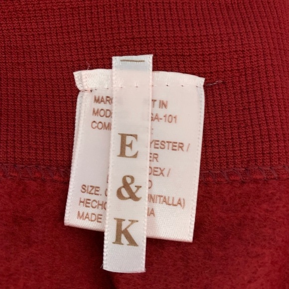 NEW Fit In Red Legging Pants One Size - Picture 7 of 9